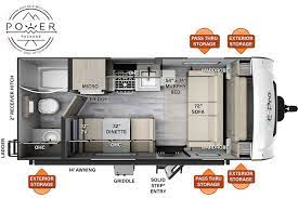 2023 FOREST RIVER E-PRO E19FD, , floor-plans-day image number 0